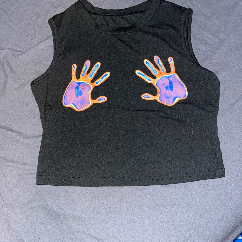 Cropped Tank from SHEIN; size XS